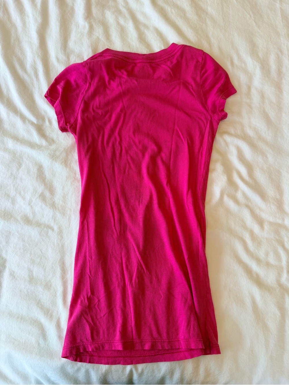 Juicy Couture Hot Pink Tee with Gold Glitter "Viva La Juicy" Size Petite/XS - Picture 4 of 4